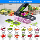 Cortador de Legumes 12 em 1 ChefSlice - Cortador Multiuso para uma cozinha prática