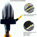 Vassoura PowerClean 2 em 1 - Cerdas de Aço