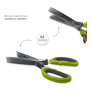 Tesoura SmartChef - Corte Rápido, Seguro e Sem Bagunça!